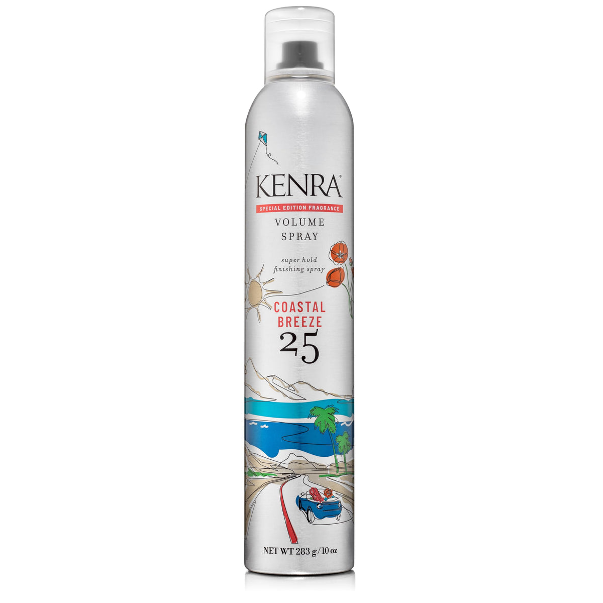 Kenra bottle front packaging showing product name and Coastal Breeze