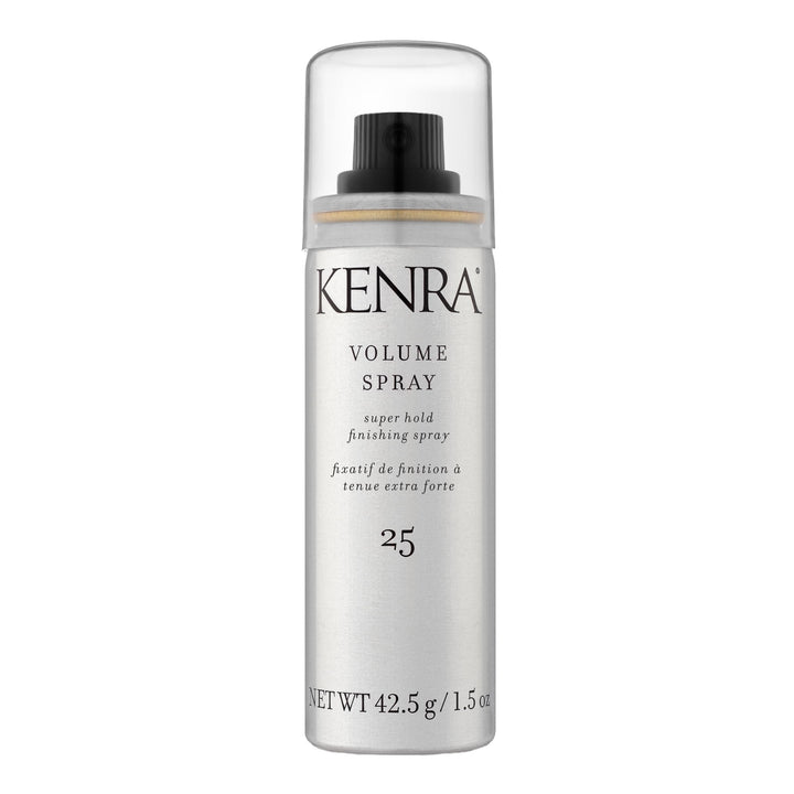 Kenra Volume Spray front view showing product and easy application benefit