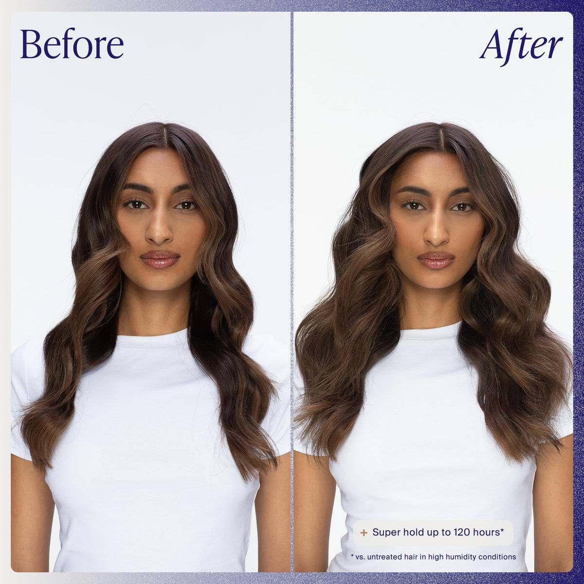 Kenra spray action mist demonstrating fast-drying hold benefit