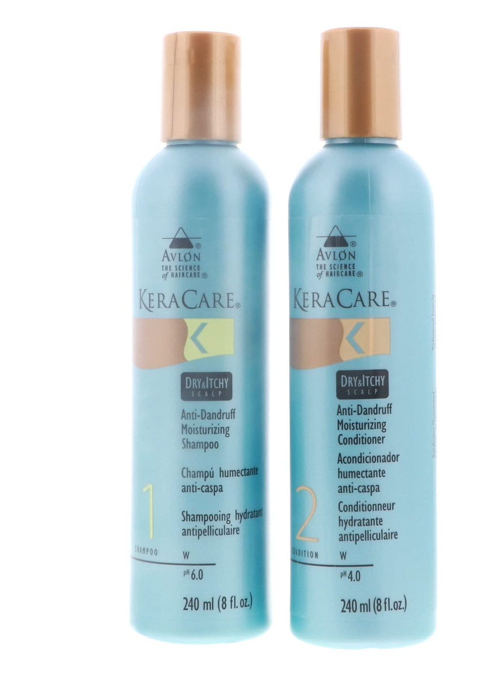 KeraCare front packaging showing set and clear benefit of scalp relief