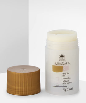 KeraCare wax stick open with visible balm and texture for easy application