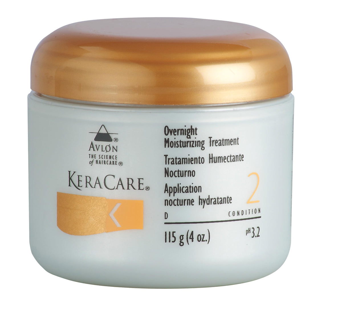 KeraCare front bottle view showing label and moisturizing benefit