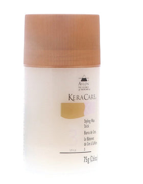 Close-up of KeraCare wax surface displaying solid consistency and buildable payoff