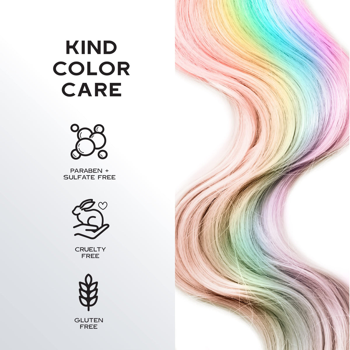 KERACOLOR before and after fade comparison illustrating reduced color intensity