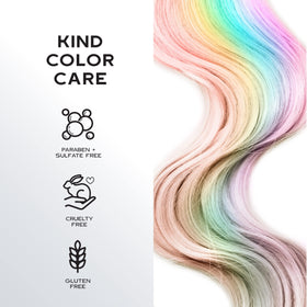 KERACOLOR before and after fade comparison illustrating reduced color intensity