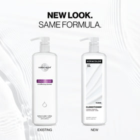 KERACOLOR back label with directions and key sulfate-free benefits
