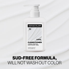 KERACOLOR ingredient closeup highlighting keratin and water complex