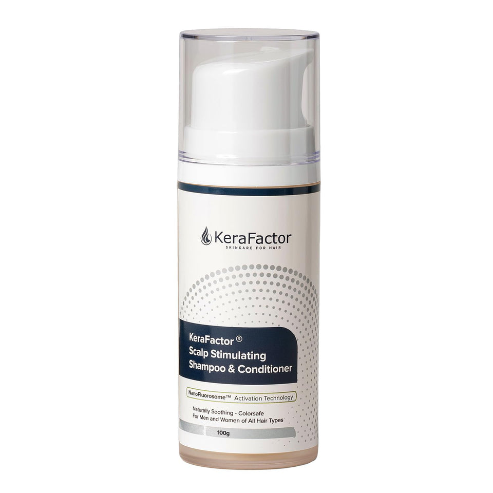 KeraFactor front packaging 100ml showing compact travel friendly bottle and clear labeling
