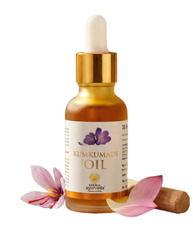 Kerala Ayurveda front bottle showing packaging and brand for radiant skin