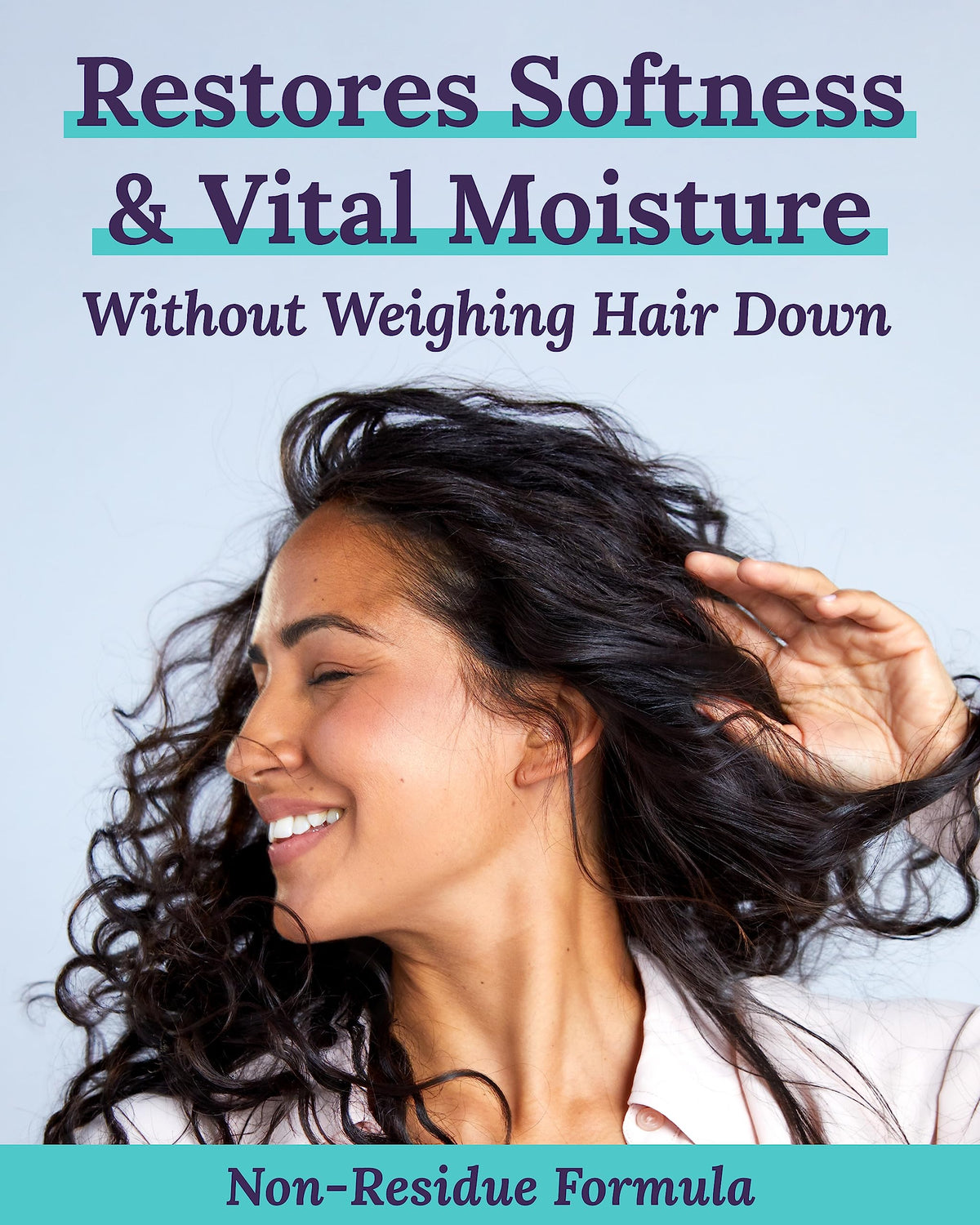 Keranique product label close-up highlighting key ingredients for strength and nourishment