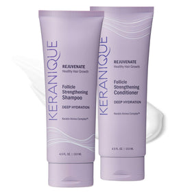Keranique front packaging showing full hydration set and clear branding benefits