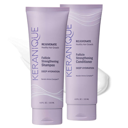 Keranique front packaging showing full hydration set and clear branding benefits