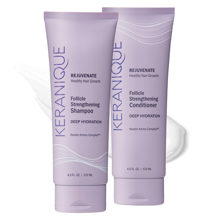 Keranique front packaging showing full hydration set and clear branding benefits
