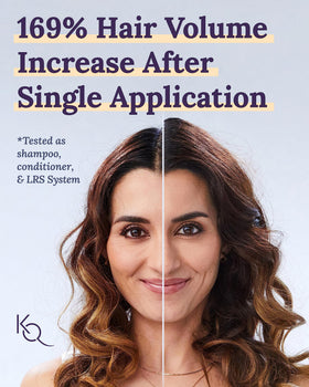 Keranique pump dispensing lightweight conditioner texture for easy application