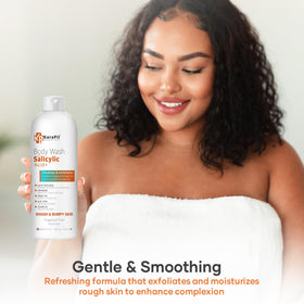 KERAPIL ingredients label showing salicylic acid and lactic acid benefits