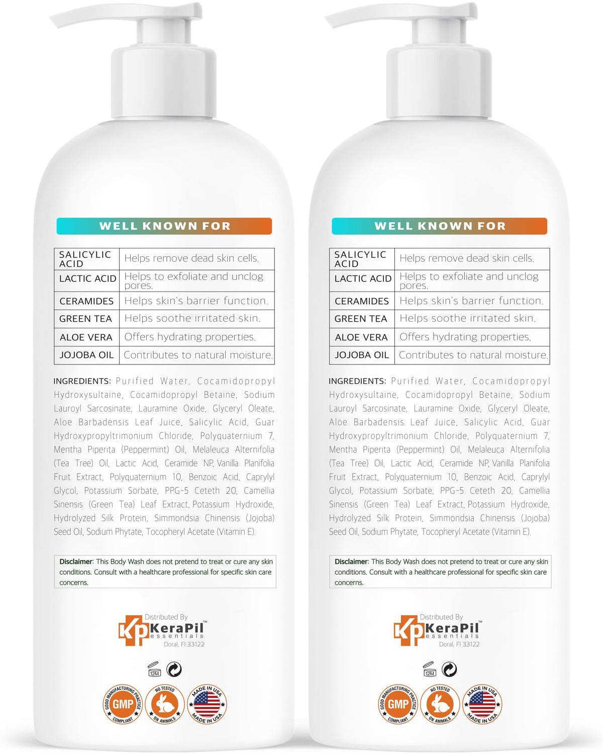 KERAPIL lifestyle bathroom setup suggesting daily shower routine