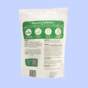 Bathroom lifestyle scene with Kerasal soak ready for use to create a calming routine