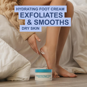 Kerasal cream texture closeup highlighting smooth, hydrating formula