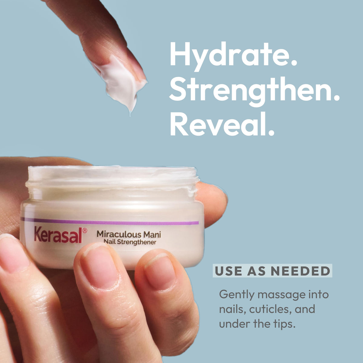 Kerasal close-up on cuticle improving hydration