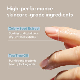 Kerasal serum texture drop on skin showing thin, fast-absorbing formula benefit hydrates