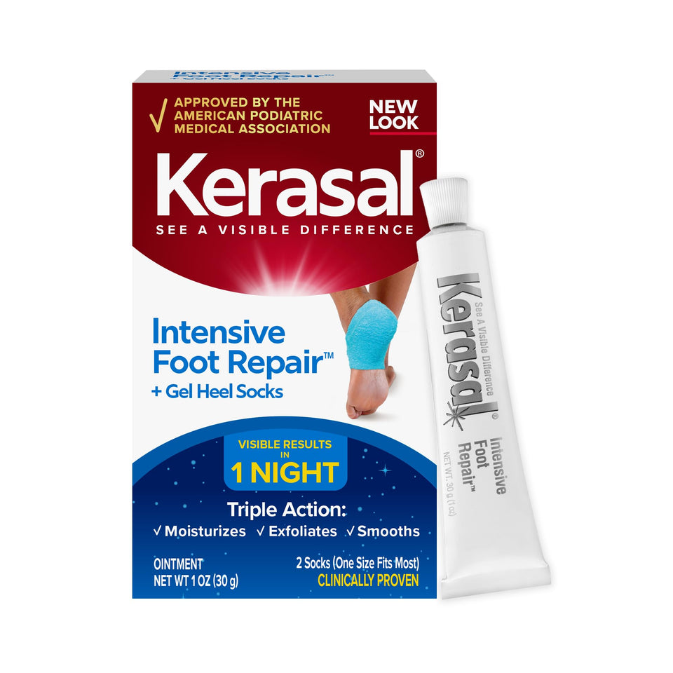 Kerasal front packaging showing product benefits and size