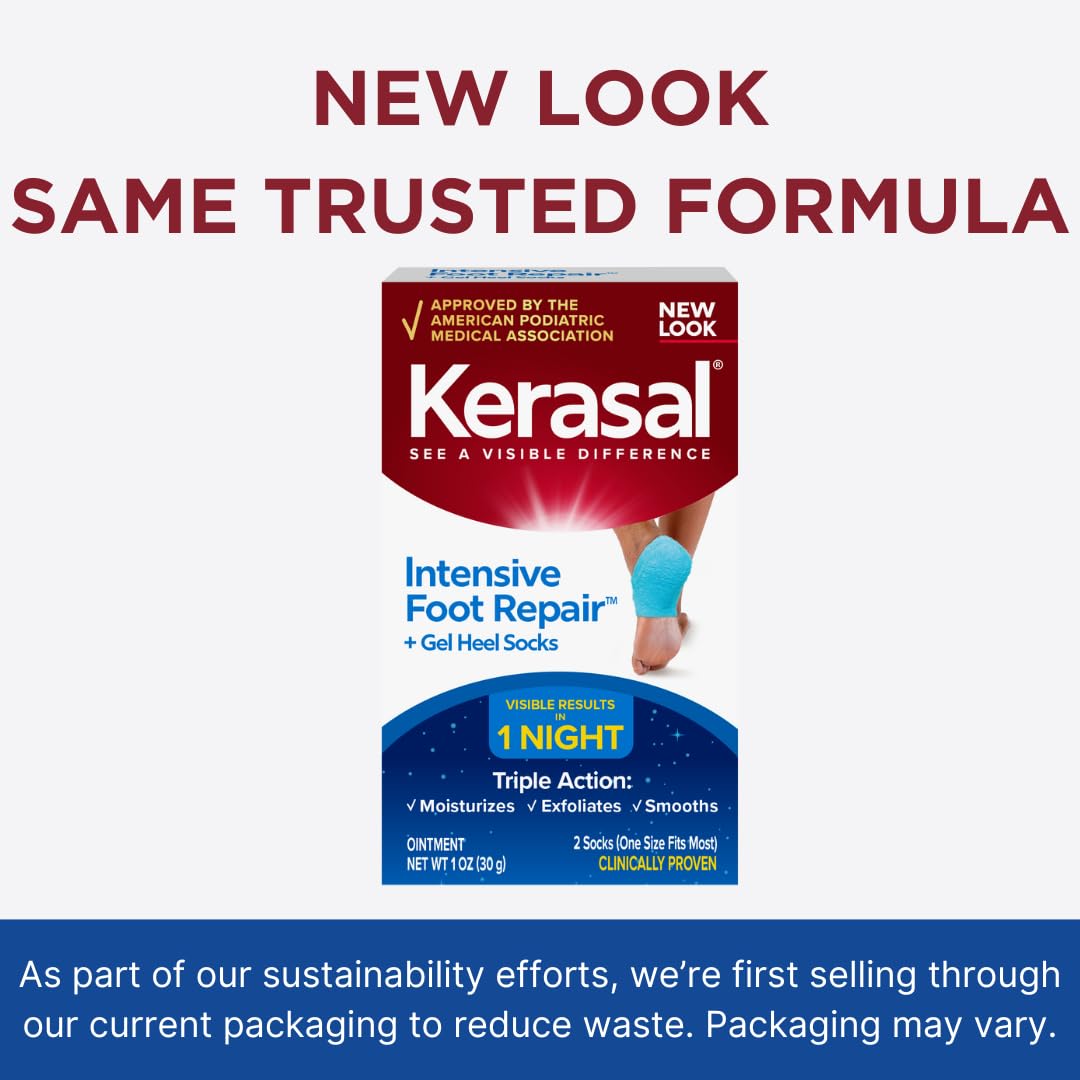 Kerasal ointment texture close-up demonstrating creamy exfoliant action