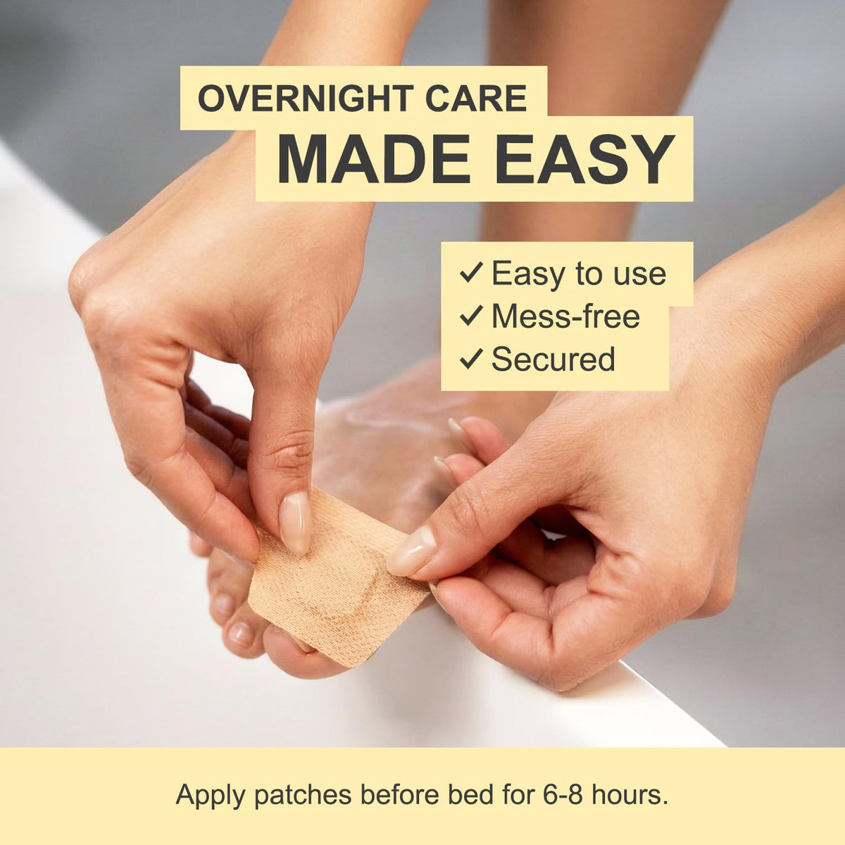 Kerasal open twin pack with patches visible for easy single-use benefit