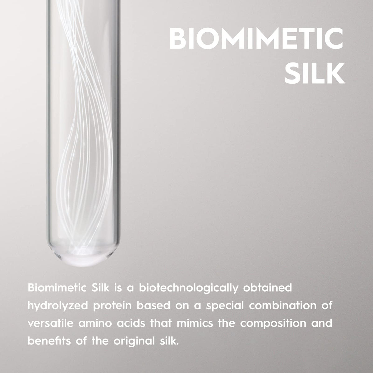 Kerasilk being applied to hair ends demonstrating reduced frizz and smoother finish