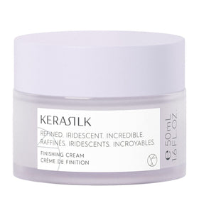 Kerasilk finishing cream front packaging showing elegant tube and size, polished look benefit