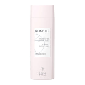 Kerasilk front packaging shows 250ml bottle and promises smoother hair