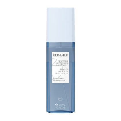 Kerasilk spray front packaging showing bottle and label for instant protection