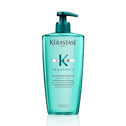 KÉRASTASE front bottle view showing product strength and elegant packaging benefit