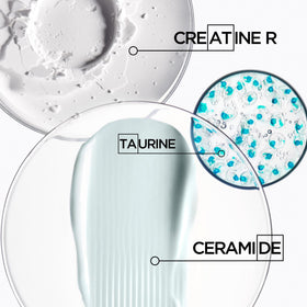 KÉRASTASE bottle pour in hand to show 16.9 oz scale and ease-of-use benefit