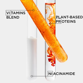 KÉRASTASE bottle beside hand showing 16.9 fl oz scale and travel convenience