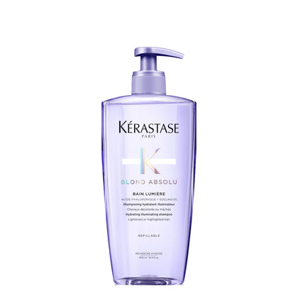 KÉRASTASE front bottle view showing product and hydration benefits