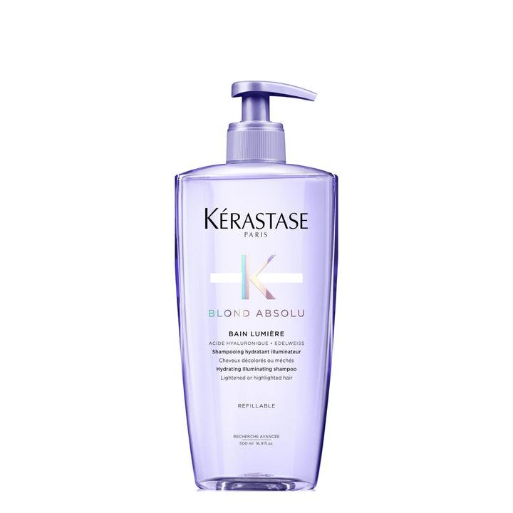 KÉRASTASE front bottle view showing product and hydration benefits