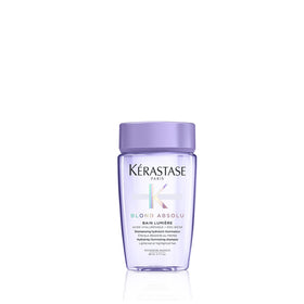 KÉRASTASE front bottle view showing travel-size and shine benefit