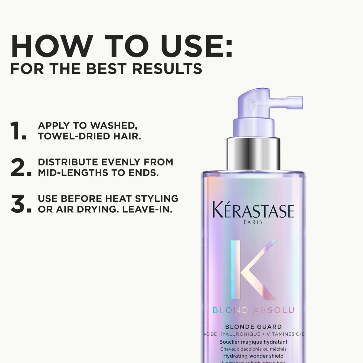 KÉRASTASE product staged at a salon basin to suggest professional usage