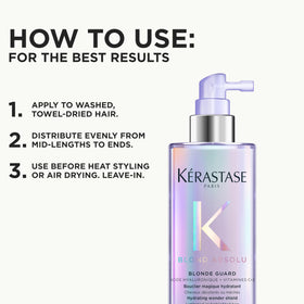KÉRASTASE product staged at a salon basin to suggest professional usage