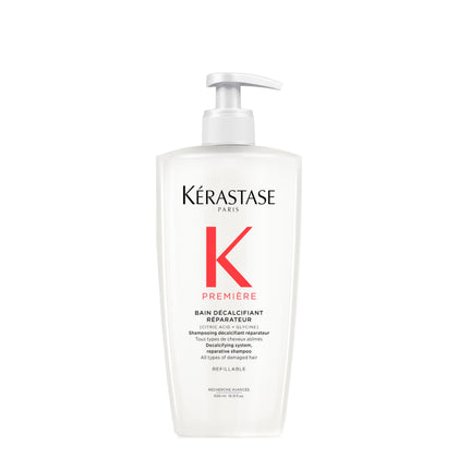 KÉRASTASE front bottle view showing product and professional packaging benefit