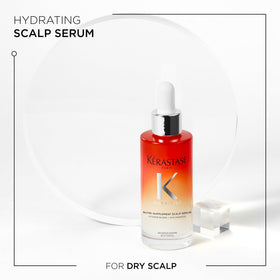 KÉRASTASE 90 ml bottle next to ruler for size and travel convenience