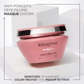 KÉRASTASE cream texture close-up revealing rich formula for deep hydration benefits