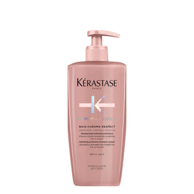 KÉRASTASE front bottle showing branding and clean design for color protection