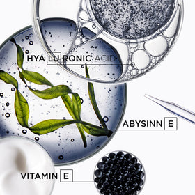 KÉRASTASE Chronologiste before and after image demonstrating reduced frizz and shine