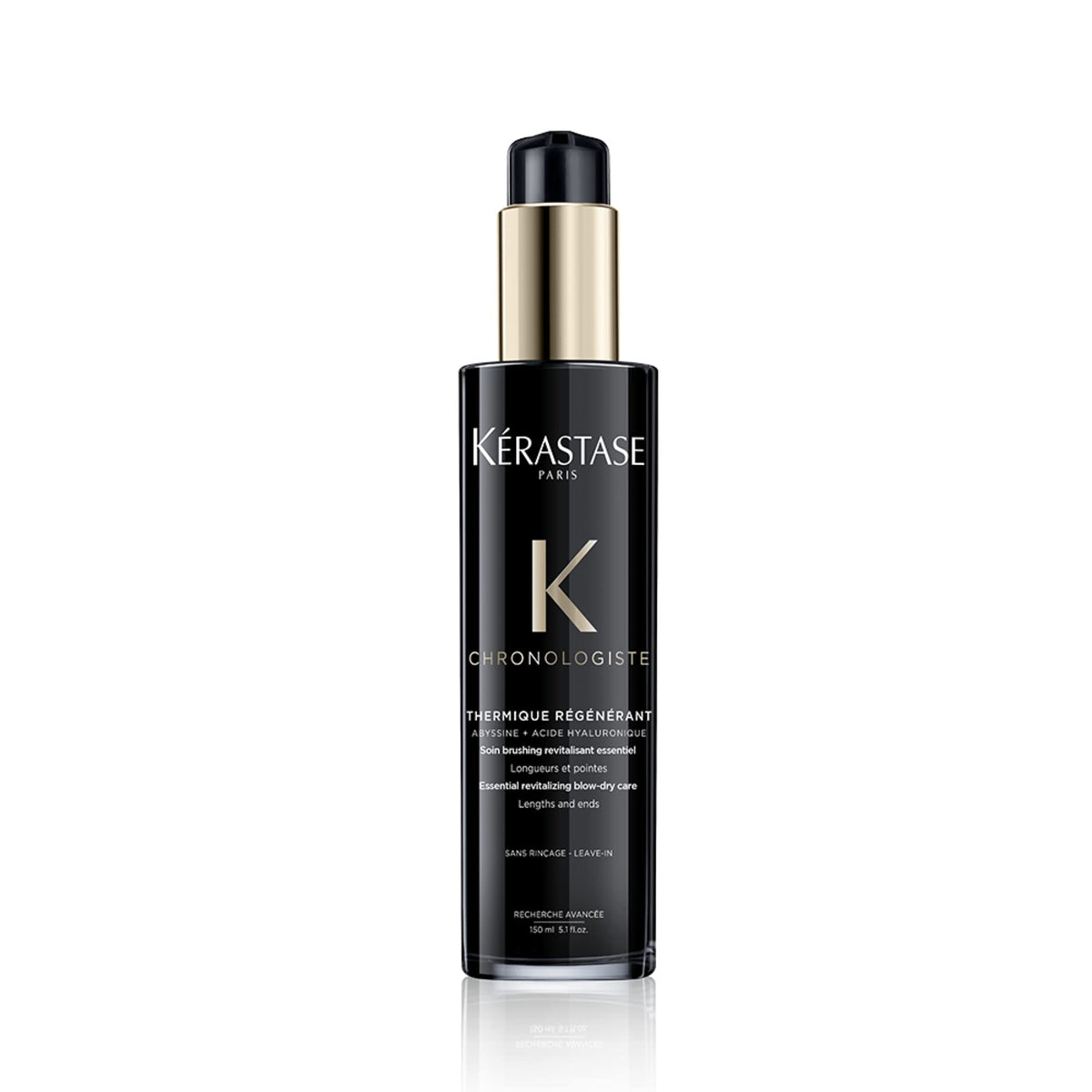 KÉRASTASE Chronologiste front bottle view showing sleek packaging and premium appeal