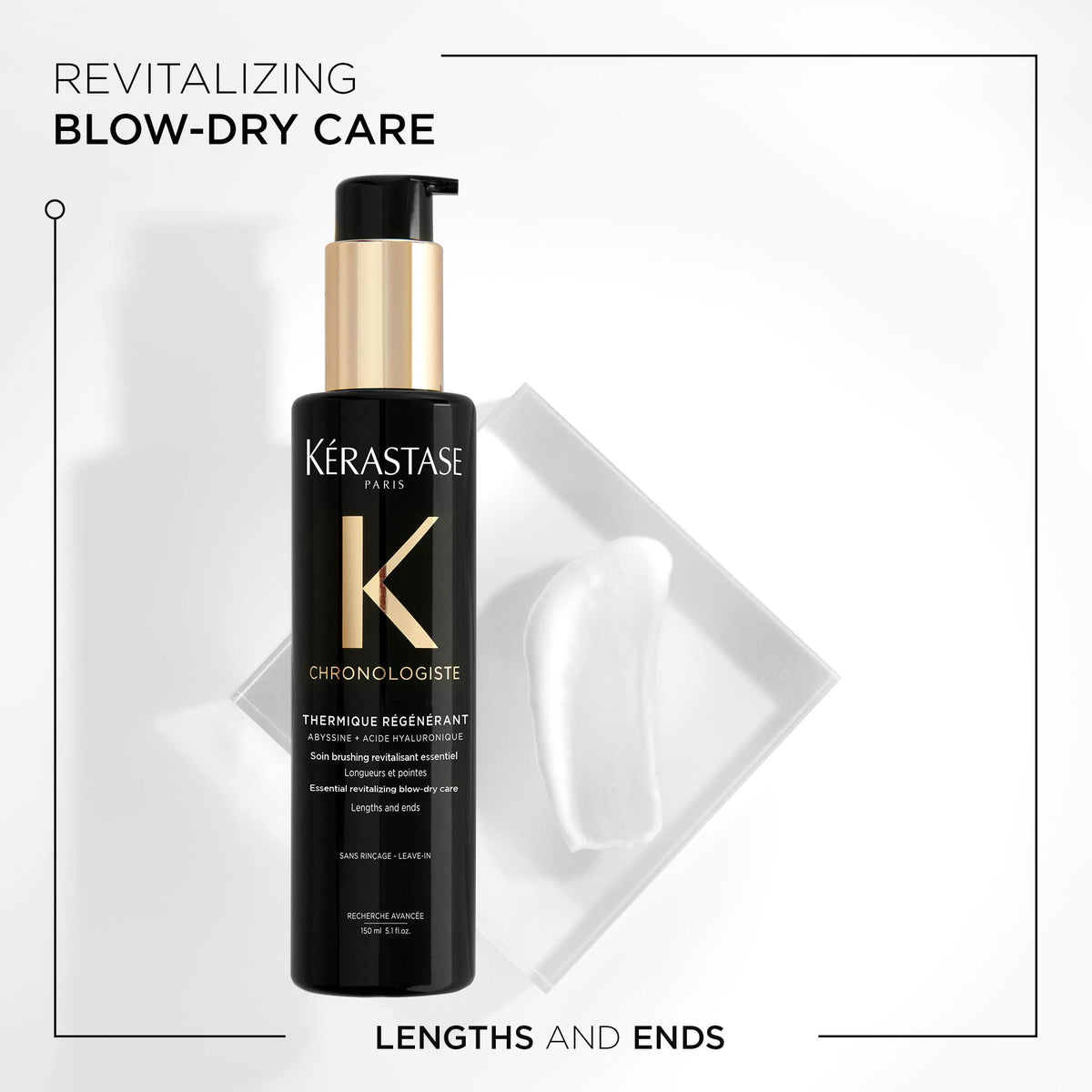 KÉRASTASE Chronologiste pump dispensing serum to control product usage and waste
