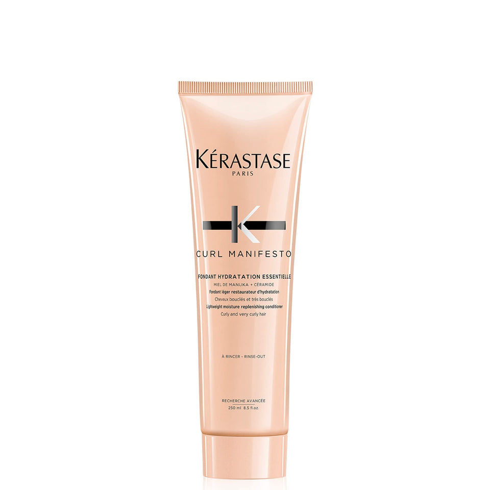 KÉRASTASE front packaging showing conditioner and clear product benefits