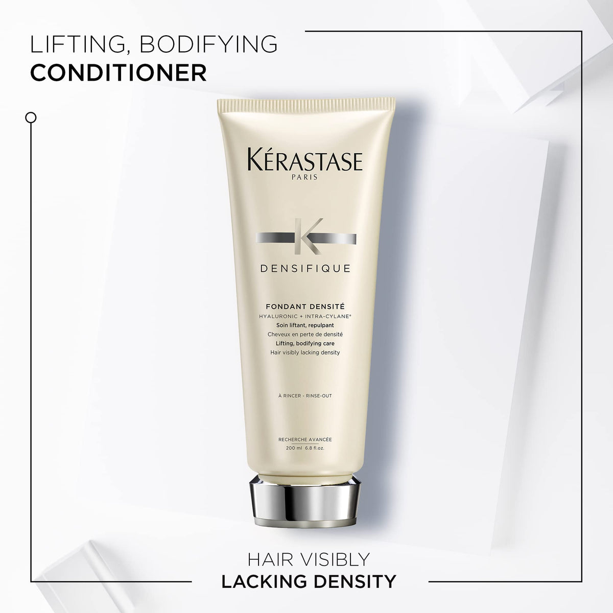 KÉRASTASE pump close-up highlighting easy dispensing and precise use