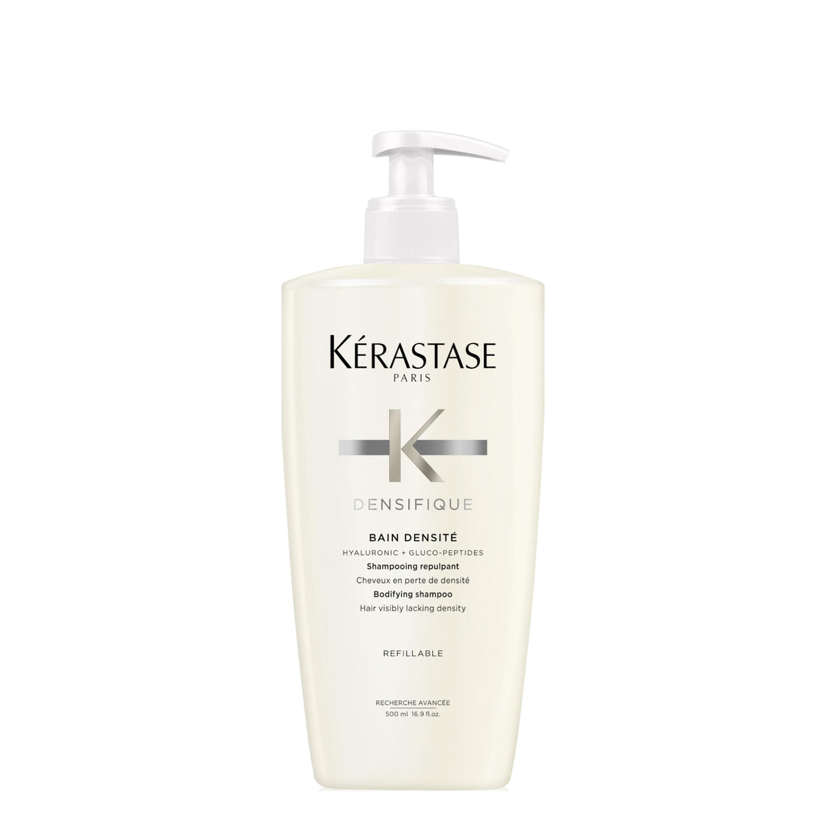 KÉRASTASE front bottle showing product and volume for fuller hair