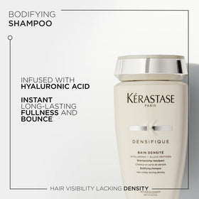 KÉRASTASE pump and cap detail highlighting convenient dispensing benefit
